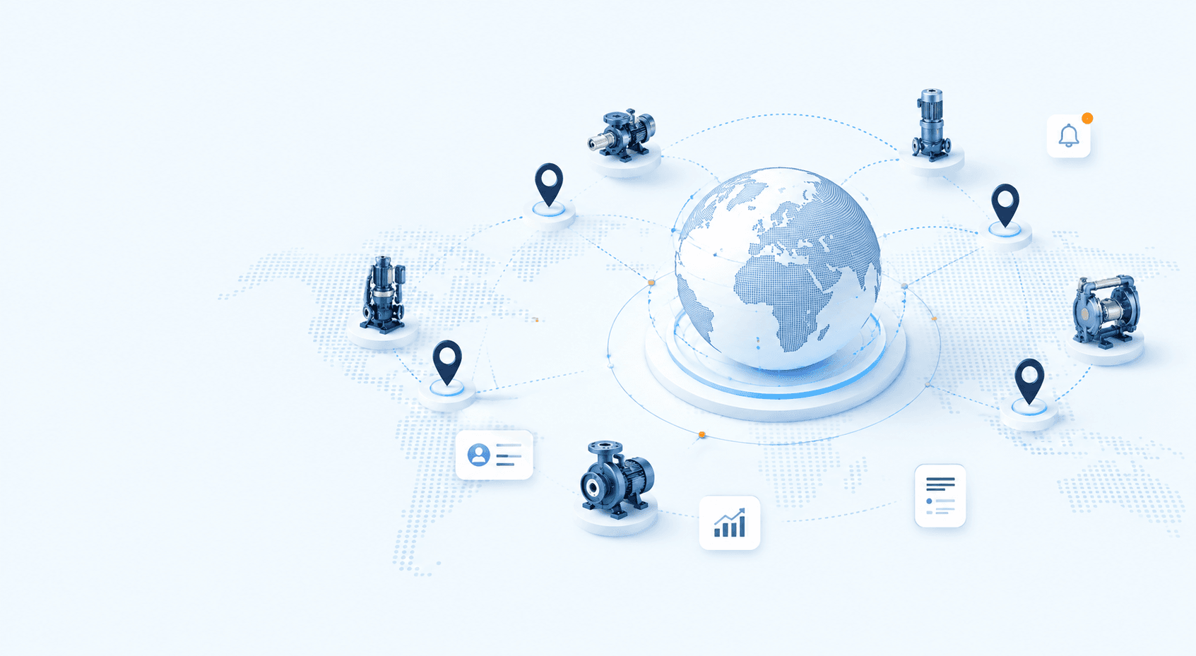 Global pump dealer network